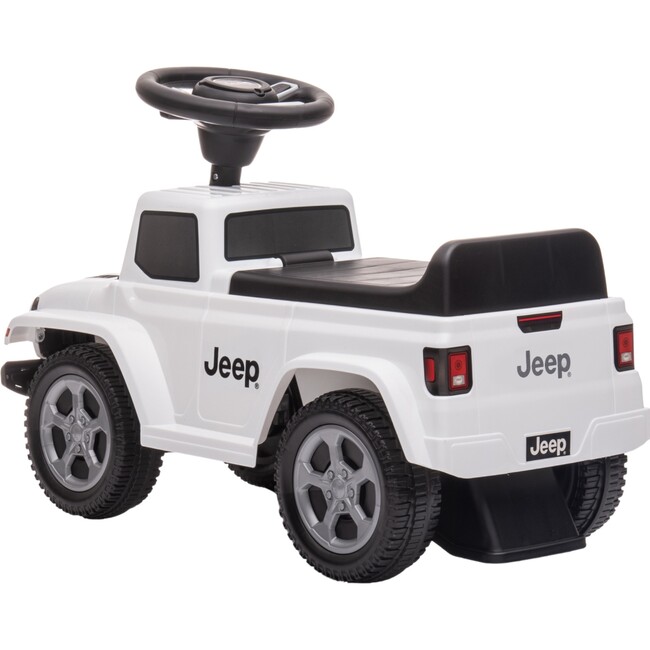 "Jeep Gladiator Push Car, White" - Ride-Ons - 4