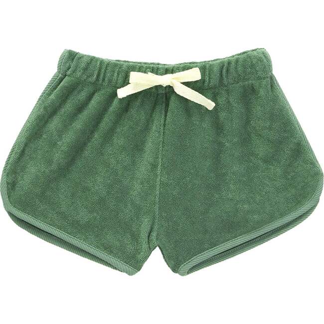 Terry Cloth Track Shorts, Watercress
