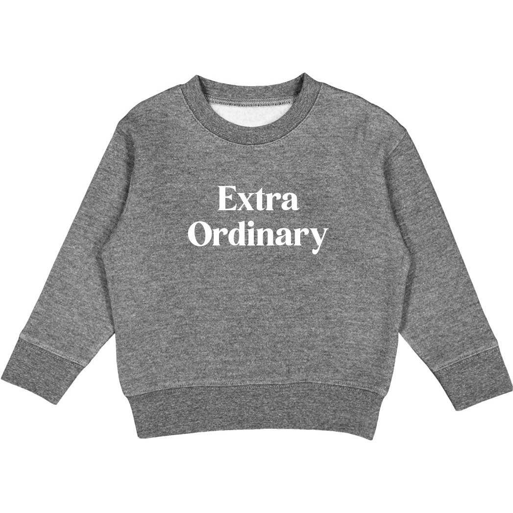 Extraordinary Kids Sweatshirt, Charcoal Grey - Sweatshirts - 1