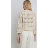 Women's Tasha Grandma Squares Crochet Crop Jacket, Ivory - Jackets - 5