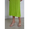 Women's Angelina Slim-Rib Tank Dress, Neon Lime - Dresses - 4