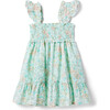 The Emily Smocked Sundress, Green - Dresses - 1 - thumbnail
