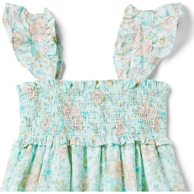 The Emily Smocked Sundress, Green - Dresses - 2