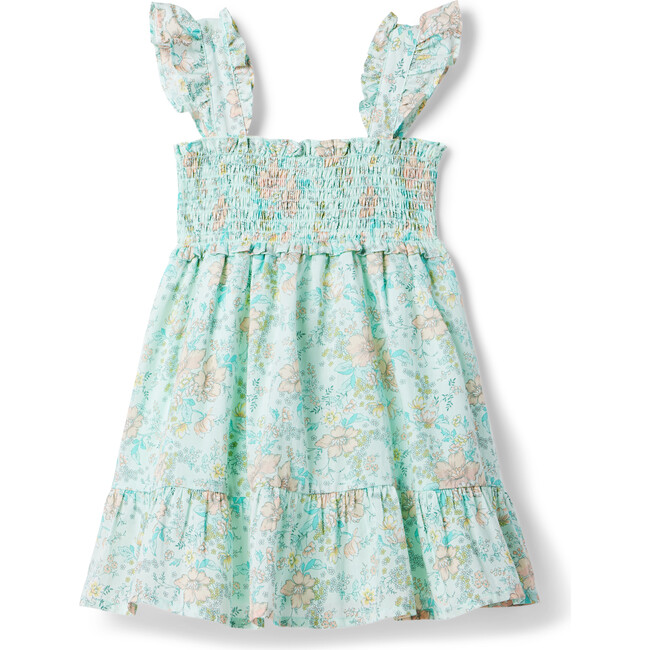 The Emily Smocked Sundress, Green - Dresses - 4