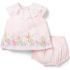 Baby Floral Bunny Matching Set - Dresses - 1 - thumbnail