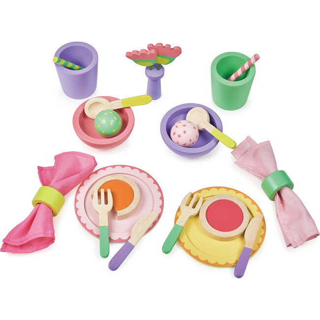 Party Time Lunch Set - Woodens - 3