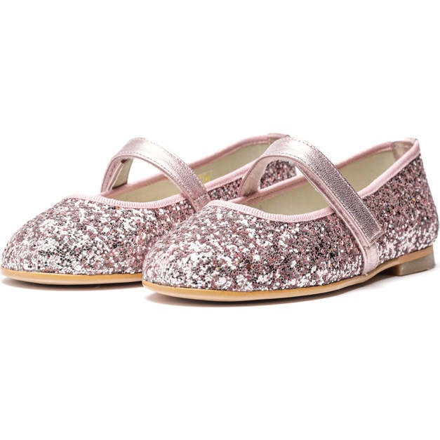 Classic Glitter Mary Janes, Rose - Mary Janes - 3