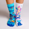 Abra & Catabra Magic Themed Mismatched Cats Socks - Socks - 2