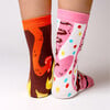 Purrty Sweet & Feline Spicy CATtitudes Mismatched Cats Socks - Socks - 4