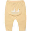 Little Duckling Leggings, Pale Yellow - Leggings - 1 - thumbnail