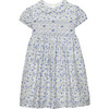 Catherine Rose Smocked Dress, Blue Rose - Dresses - 1 - thumbnail