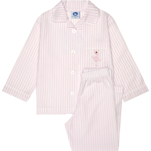 Ballerina Pajama, Pink Stripe