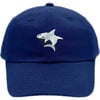 Shark Baseball Hat, Navy - Hats - 1 - thumbnail