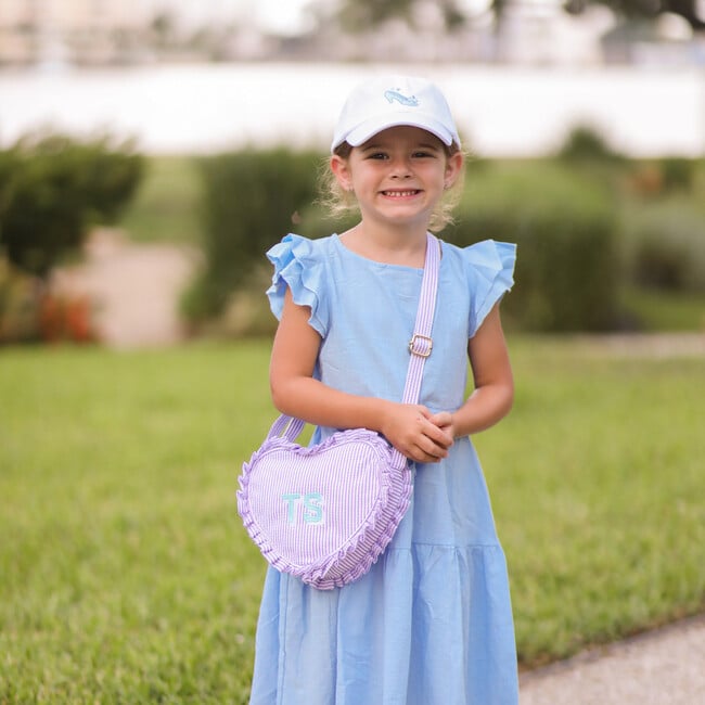 Glass Slipper Bow Baseball Hat, White - Hats - 4