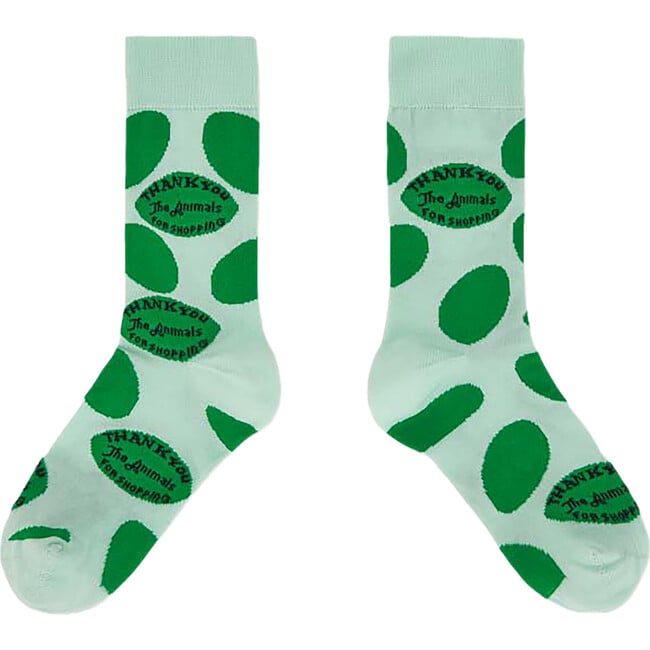 Skunk Kids Socks, Turquoise - Socks - 2