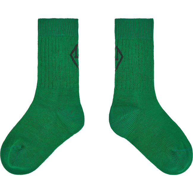 Worm Baby Socks, Green