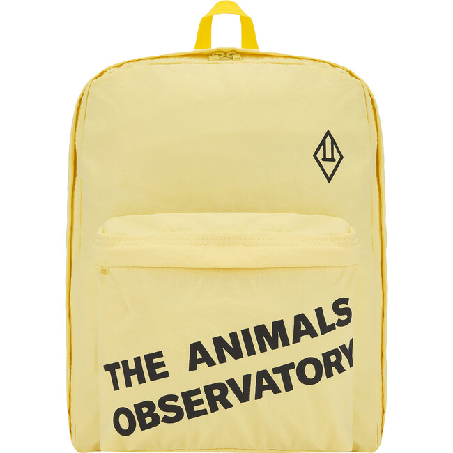 Animals Observatory Back Pack Bag, Soft Yellow