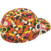 Elastic Hamster Flowers Kids Cap, Orange - Hats - 2