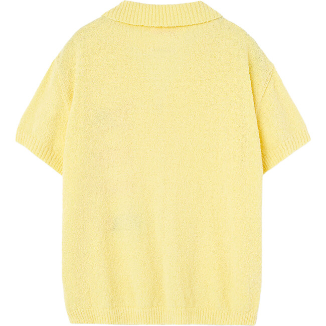 Whale Bird Kids Relaxed Fit Sweater, Soft Yellow - Sweaters - 2