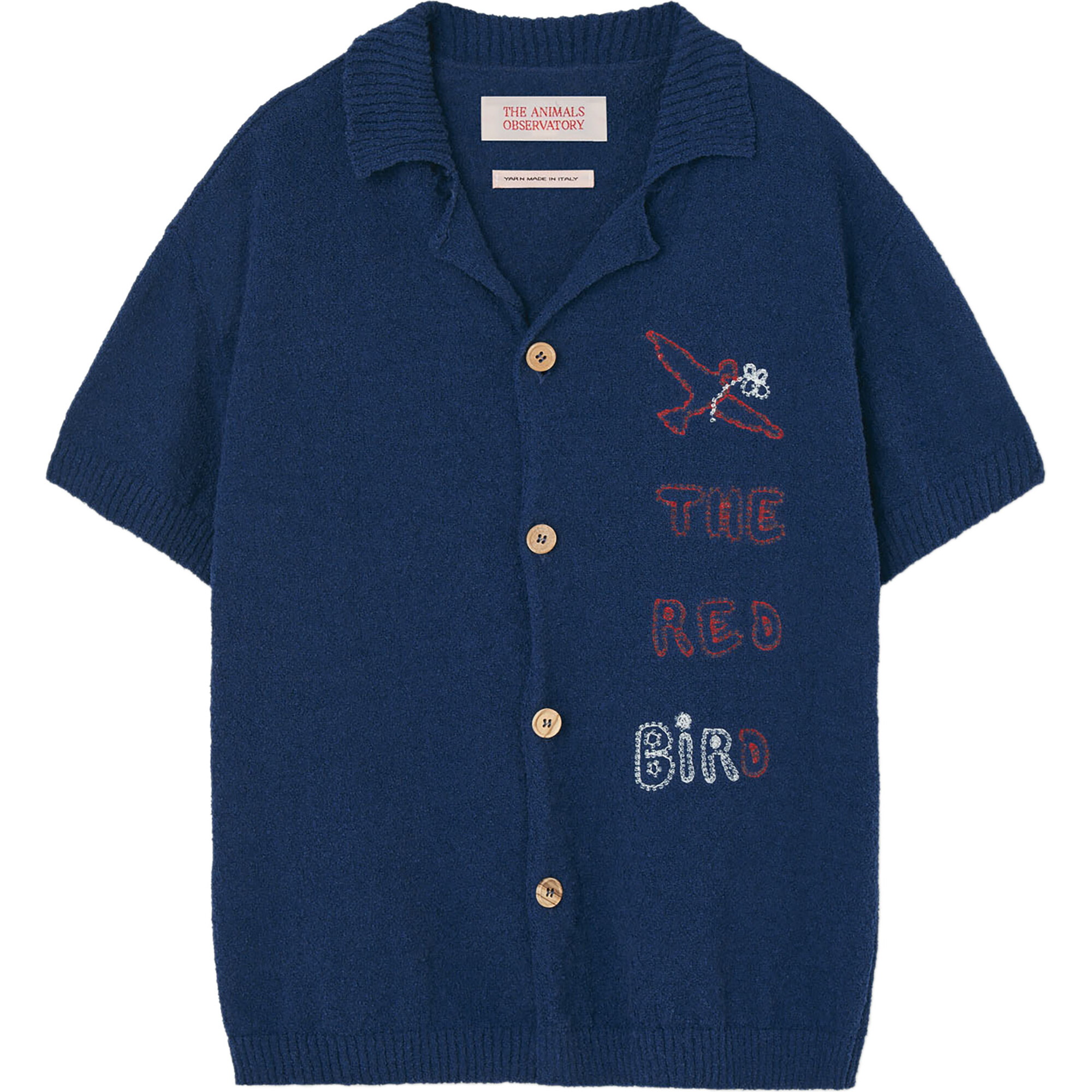 Whale Bird Kids Relaxed Fit Sweater, Navy - Sweaters - 1