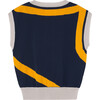 Bat Logo Kids Regular Fit Vest, Navy - Vests - 2