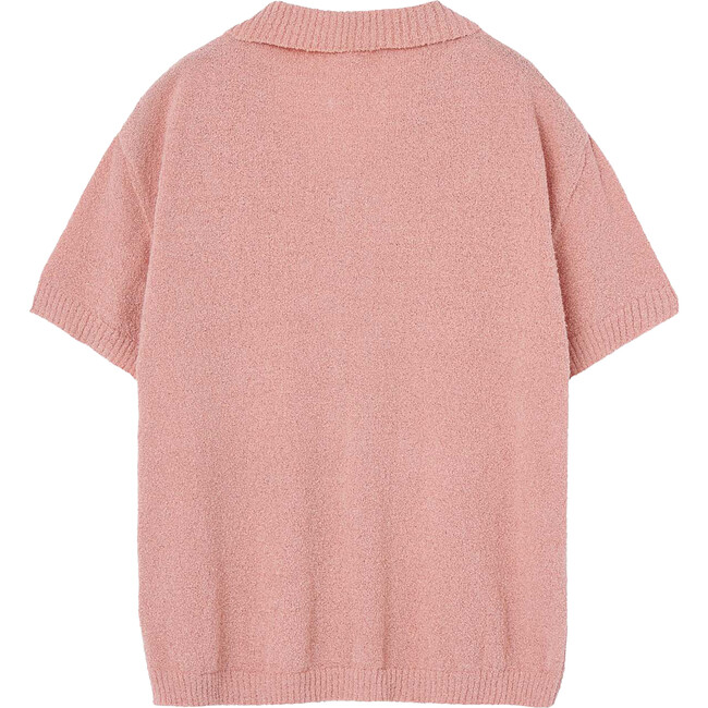 Whale Bird Kids Relaxed Fit Sweater, Soft Pink - Sweaters - 2