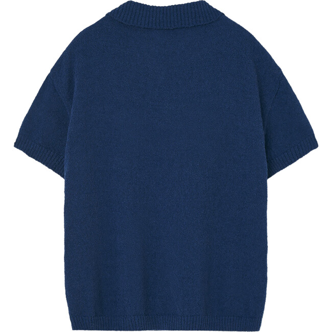 Whale Bird Kids Relaxed Fit Sweater, Navy - Sweaters - 2