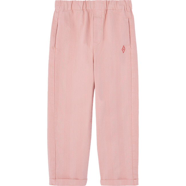 Camel Stripes Kids Relaxed Fit Pants, Pink