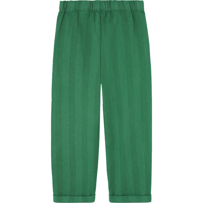 Camel Stripes Kids Relaxed Fit Pants, Green - Pants - 2