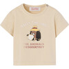 Rooster Baby T-Shirt, Beige - T-Shirts - 1 - thumbnail