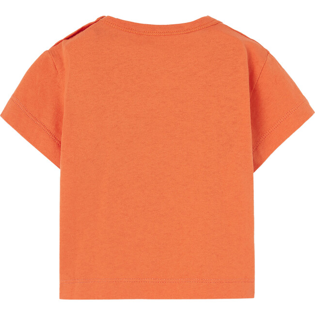 Rooster Baby T-Shirt, Orange - T-Shirts - 2