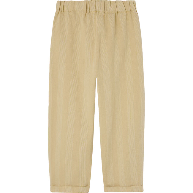 Camel Stripes Kids Relaxed Fit Pants, Beige - Pants - 2