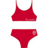 Triton Animals Kids Swimsuit, Red - Two Pieces - 1 - thumbnail