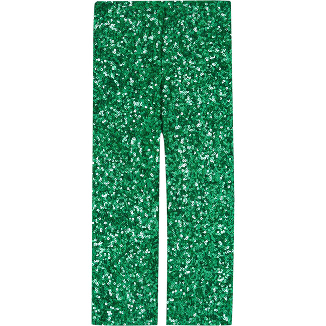 Sequins Robin Kids Regular Fit Pants, Green - Pants - 2