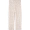 Sequins Robin Kids Regular Fit Pants, White - Pants - 2