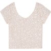 Sequins Crayfish Kids Regular Fit Top, White - Blouses - 1 - thumbnail