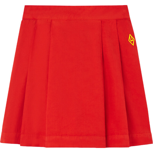 Turkey Logo Kids Regular Fit Skirt, Red