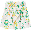 Swan Flowers Kids Regular Fit Skirt, White - Skirts - 1 - thumbnail