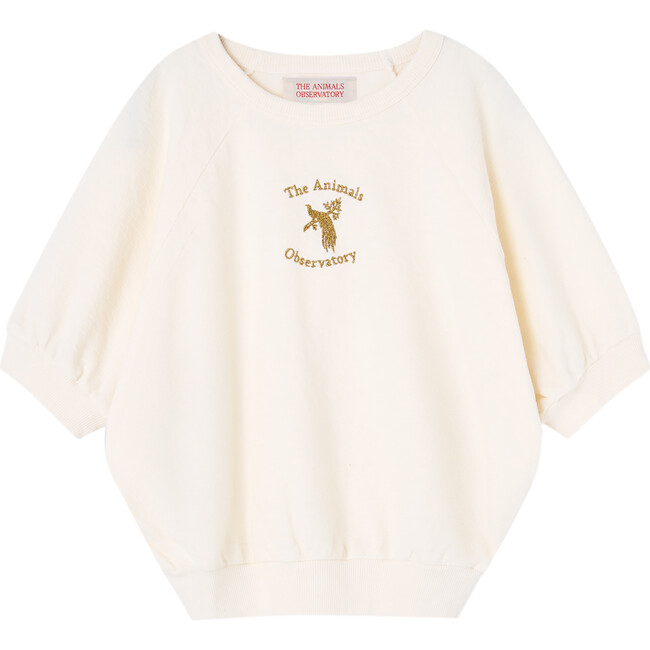 Squab Bird Kids Relaxed Fit Top, White