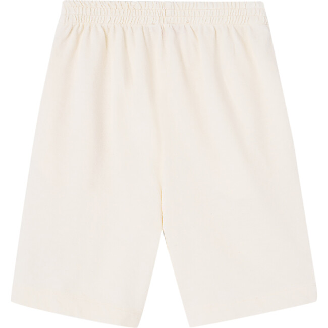 Eagle Logo Kids Relaxed Fit Pants, White - Pants - 2