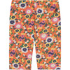 Sardine Flowers Kids Regular Fit Pants, Orange - Pants - 1 - thumbnail