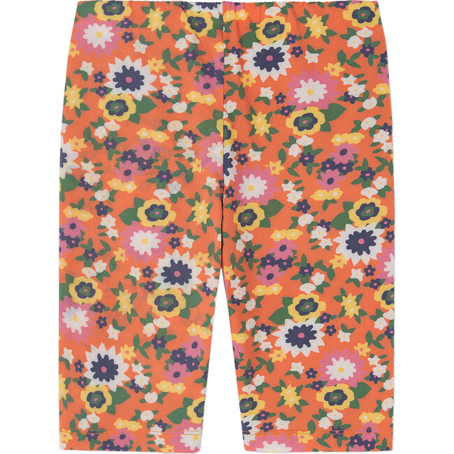 Sardine Flowers Kids Regular Fit Pants, Orange - Pants - 2