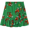 Manatee Tigers Kids Regular Fit Skirt, Green - Skirts - 1 - thumbnail