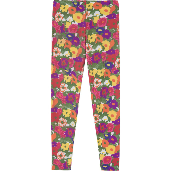 Alligator Flowers Kids Regular Fit Pants, Multicolor - Pants - 2