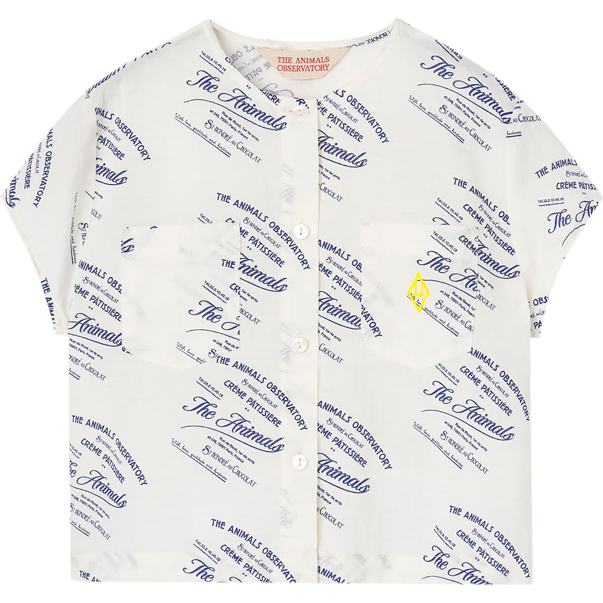 Baboon Animals Kids Regular Fit Shirt, White - Shirts - 1