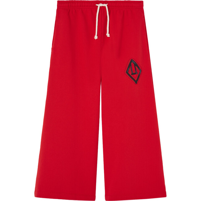 Platypus Logo Kids Relaxed Fit Pants, Red