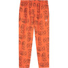 Camaleon Ghost Kids Relaxed Fit Pants, Orange - Pants - 1 - thumbnail