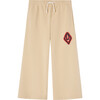 Platypus Logo Kids Relaxed Fit Pants, Beige - Pants - 1 - thumbnail