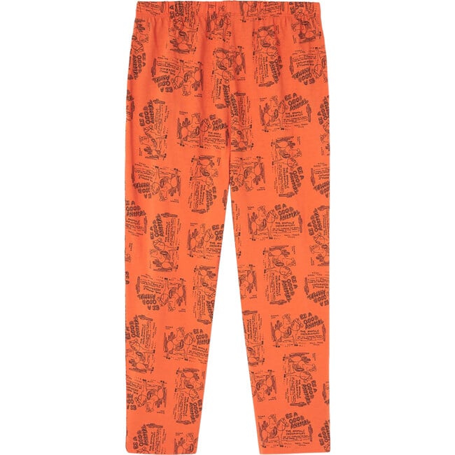 Camaleon Ghost Kids Relaxed Fit Pants, Orange - Pants - 2