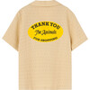 Kangaroo Animals Observatory Kids Relaxed Fit Shirt, Beige - Shirts - 2